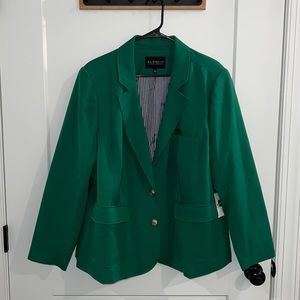 Eloquii Green Quinn Blazer NWT